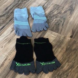 Infinity & xo skin toe socks